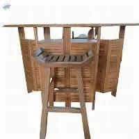 Teak Wood Bar Table