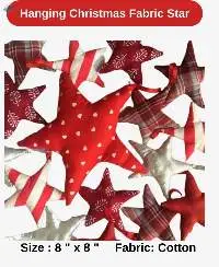 Hanging Christmas Fabric Star