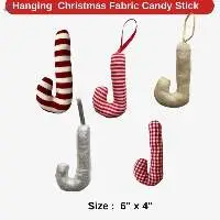 Hanging Christmas Fabric Candy Stick