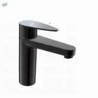 Wignet Black Deck Mount Basin Mixer