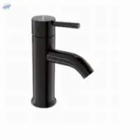 FLT Black Deck Mount Basin Mixer