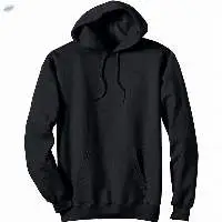 Black Fleece Hoodie For Men And Women