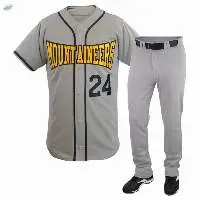 Wholesale Base Ball Uniforms Mountaineers 24