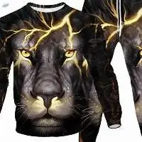 3D Print Sportswear Tracksuit for Men's.