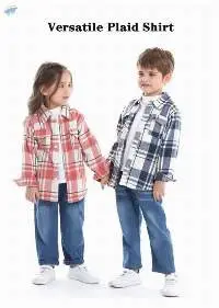 Winter Plaid Flannel Brushed Shirts Long Sleeve