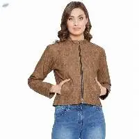 Pure Leather Jacket for Fashion Wear Girls