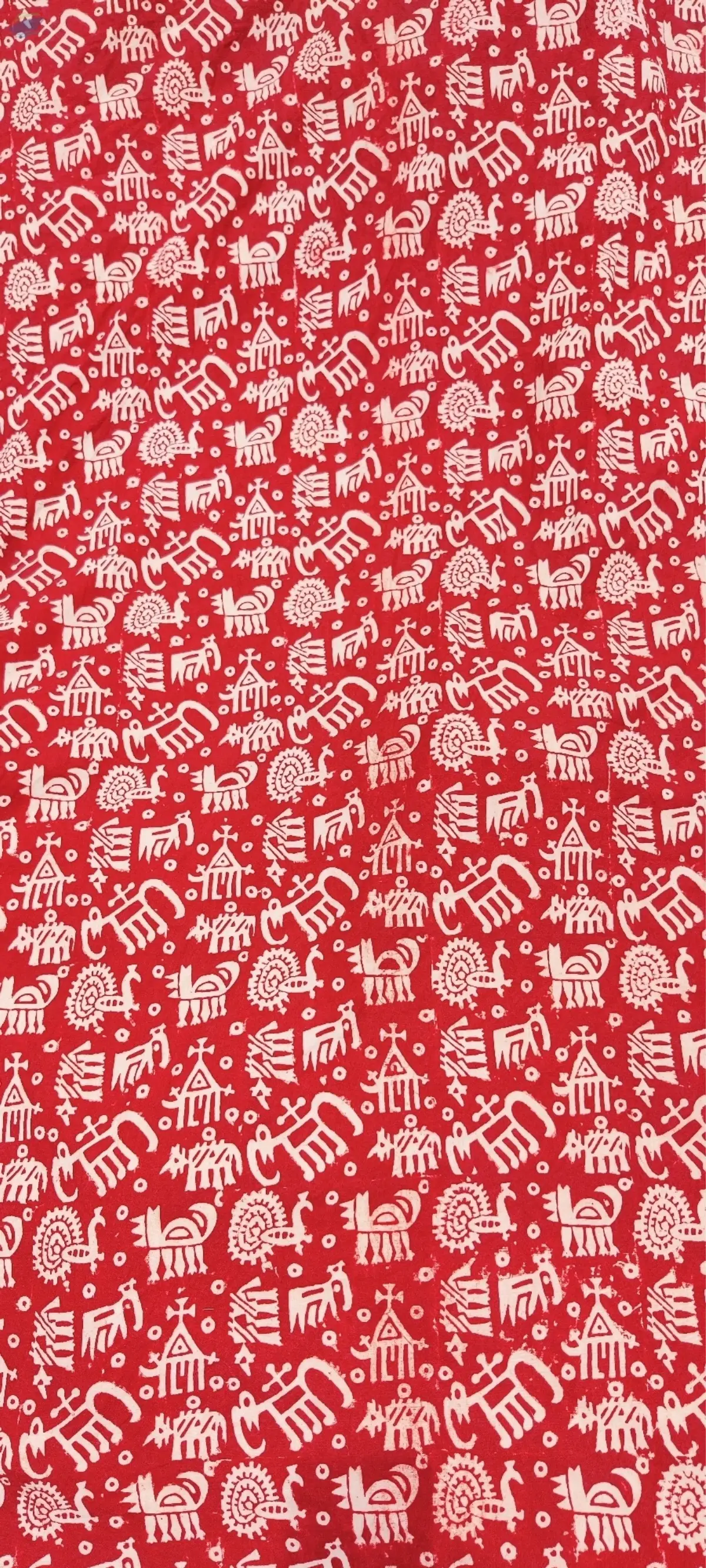 Herb Infused Organic Hand Block Print Fabric