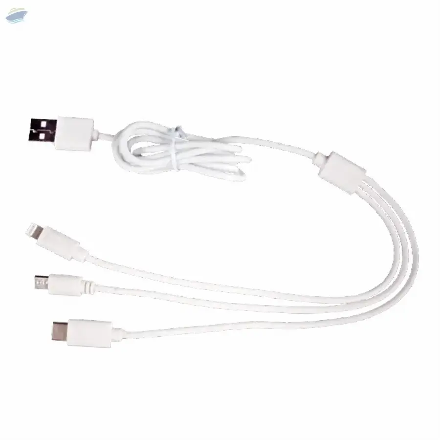 3 In 1 USB Charge Cable (V8, i5 & type 'C')