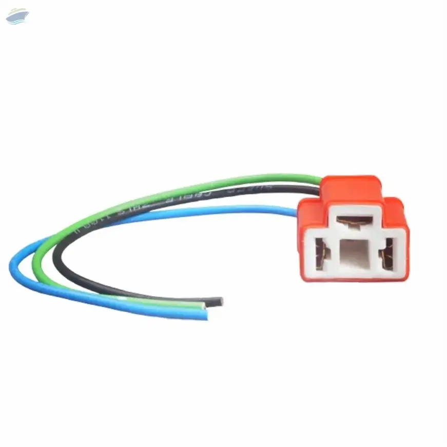 Bulb Holder With Fin Cable - Ceramic