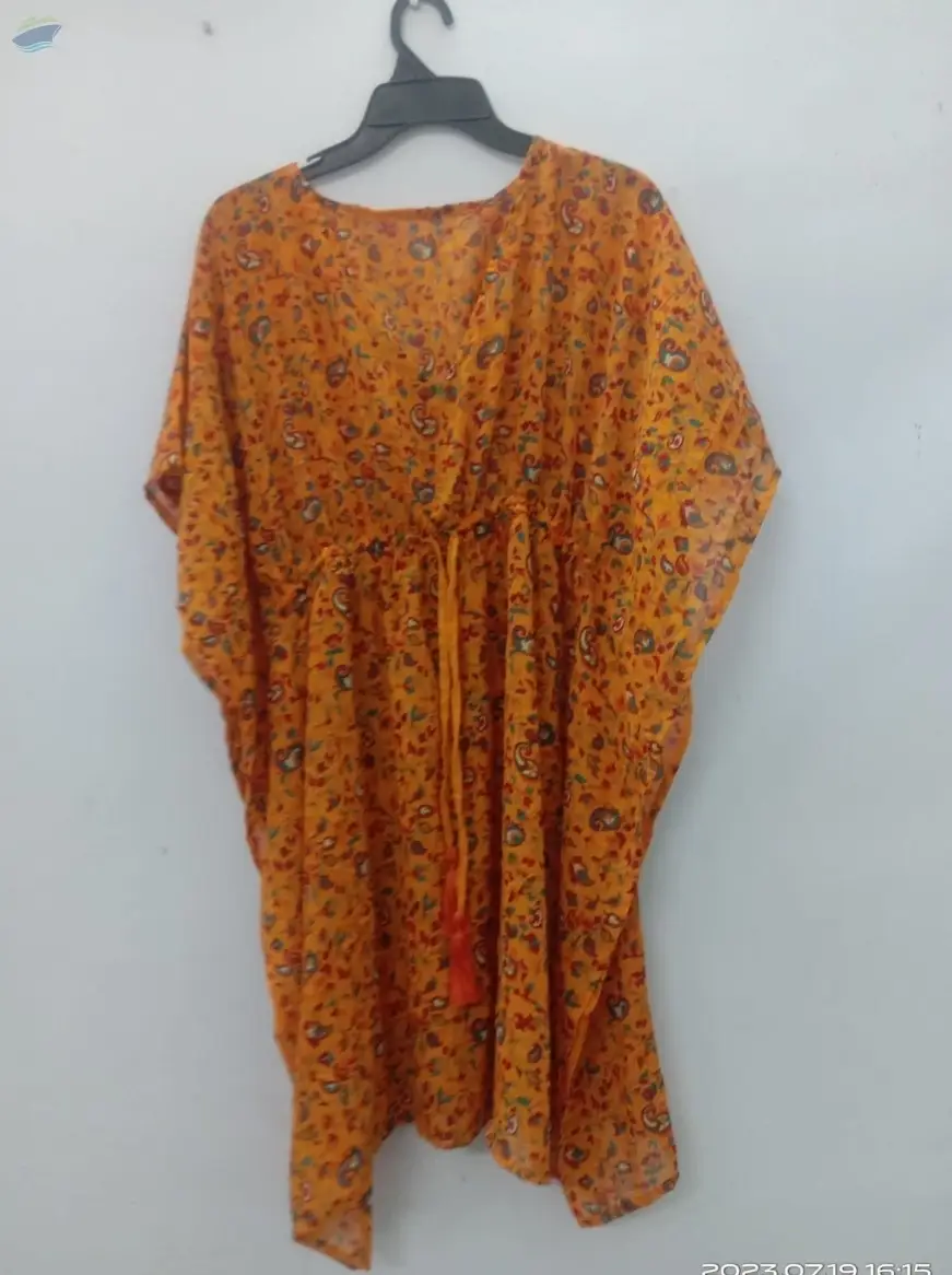 Polyester kaftan With Elastics Dori