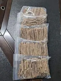 Acacia/Eucalyptus Wood Pellets, 10-40 mm Long