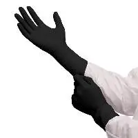 9" OEM CE 510K Black Nitrile Exam Gloves