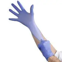 9" Purple Nitrile Gloves: EN374 Non-Sterile
