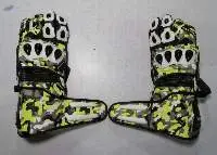 DENSA Motorbike Racing Leather Camo Gloves