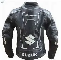 Hayabusa Suzuki Motorbike Racing Leather Jacket