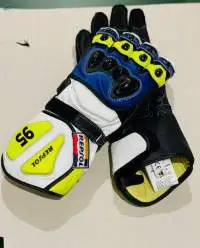 Repsol Honda Motorcycle Racing Leather Gloves