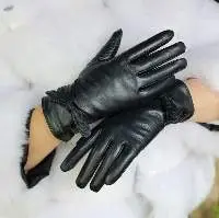 Ladies Leather Fashion Leather Gloves