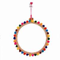 Hanging Mirror with Colorful