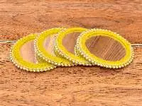 Yellow Pocket Mirror