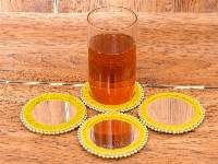 Yellow Pocket Mirror