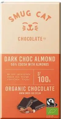 Smug Cat Dark Choc Almond