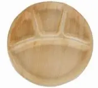 10" Round Plates with 3 Compartments