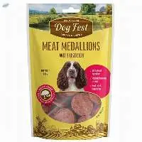 Dogfest Medallions With Ostrich, For All Dogs