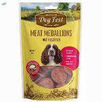 Dogfest Medallions With Ostrich, For All Dogs