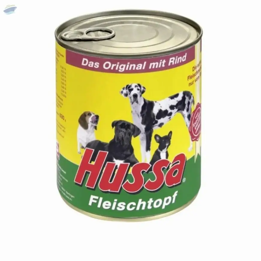 Hussa Fleischtopf Wet Dog Food 800g
