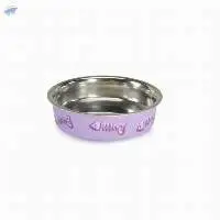 Bowl BELLA stainless steel with rubber