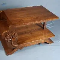 Art Deco Coffee Table In Teak Wood