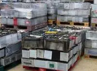 Drained Lead Acid Car Battery Scrap