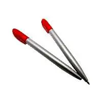 Ballpen Twisty Silver & Red