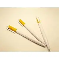 Ballpen White & Yellow