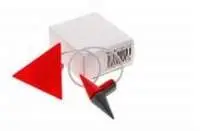 Triangle Memo Holder Red (100)