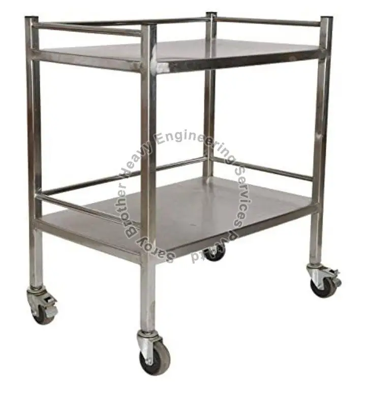 Stainless Steel Hospital Trolley
