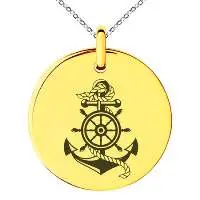 Nautical Anchor Necklace