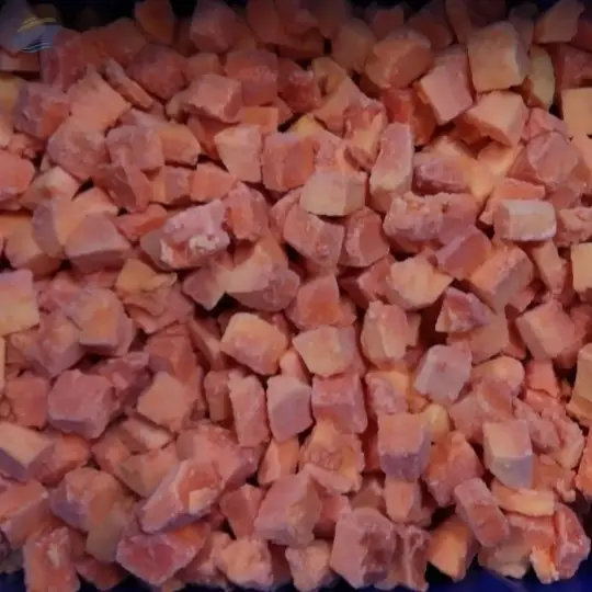 Frozen papaya