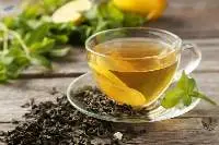 Dried Green Tea Leafs