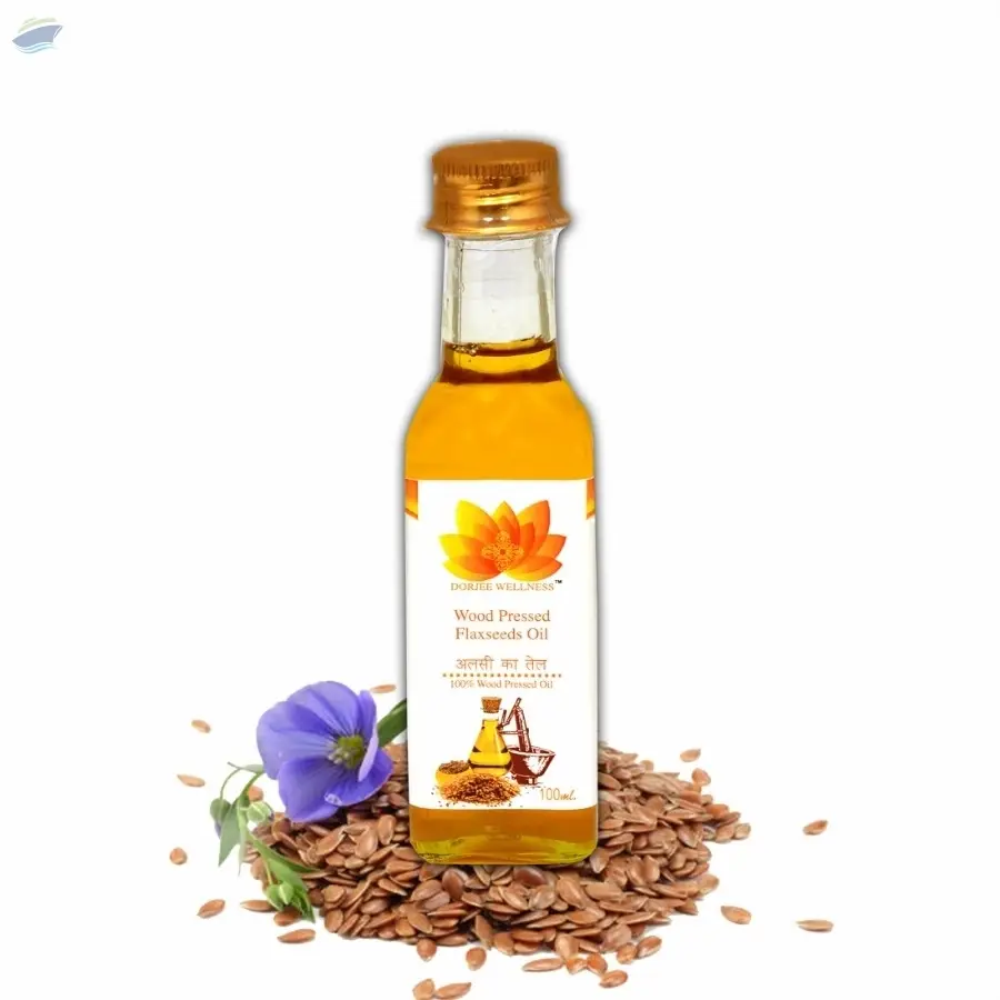 Wood Pressed / Cold Pressed Flaxseed Oil