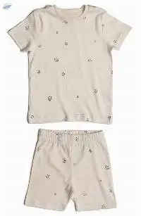 Pajama Set, Short Sleeve T-Shirt and Shorts