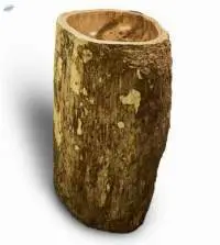 Petrified Wood Pedestal Sink