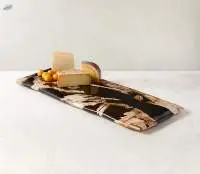 Petrified Wood Platter Square
