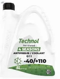 Technol 4 Seasons Antifreeze / Coolant Green G11