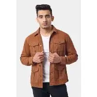 Overdyed Mocha Shacket