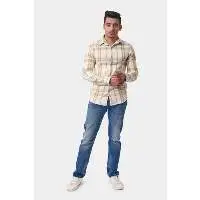 Cream Flannel Shirt