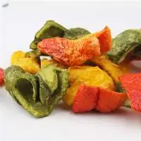 Mixed color pepper crisp dry