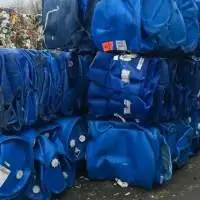 Recycled HDPE Regrind, HDPE Blue Drums Scrap