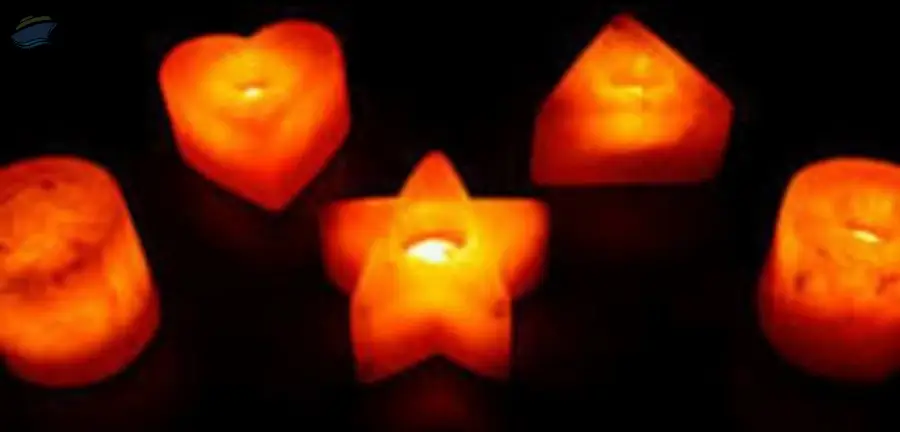 Salt candle Holder