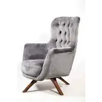 Grey Comfortable Armchair